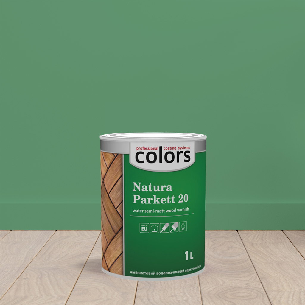 Лак для фарбування дерева Colors Natura Parkett